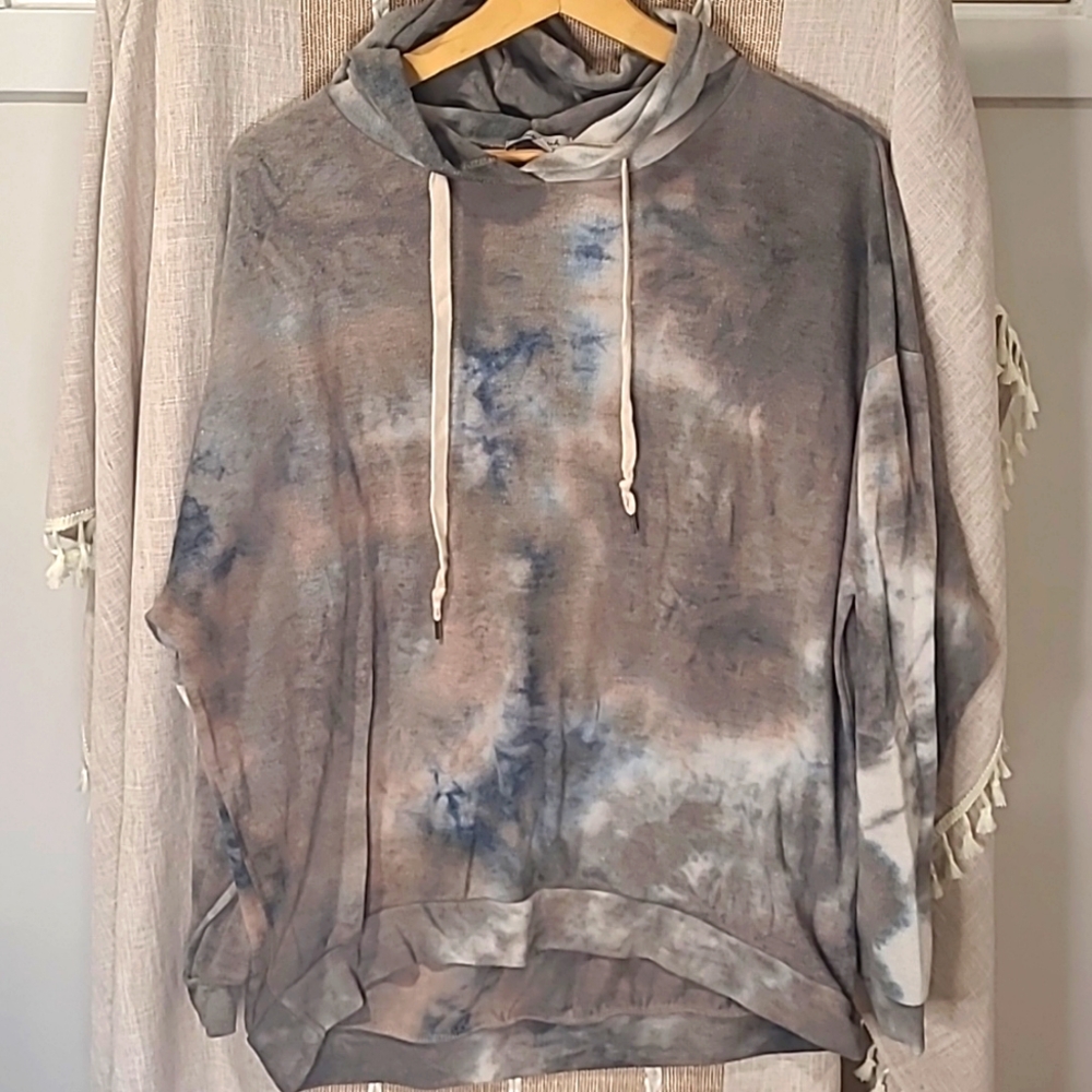 Item #19 White Birch Women's Tiedye Bonfire Hoodie XL